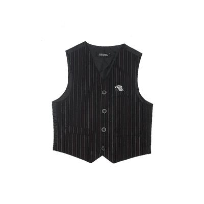 Arrow Tuxedo Vest: Black Stripes Jackets & Outerwear - Size 3Toddler