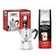 Bialetti Moka Express Espresso Maker for 6 Cups plus 250 g Perfect Moka Non-Induction 6 Cups (250 ml) Aluminium