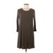 Lush Casual Dress - Sweater Dress: Green Dresses - Women's Size Medium