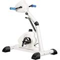 Electric Pedal Folding Exercise Bike with LCD Display Pedal Exerciser Electric Rehabilitation Machine Upper And Lower Limbs Bicycle for Elderly Folding Exercise Machine Mini Exercise Stepper