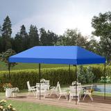 Outsunny Heavy Duty 10 Ft. W x 19 Ft. D Steel Pop-up Canopy Metal/Steel/Soft-top in Blue | 135.6 H x 116.4 W x 231.6 D in | Wayfair 84C-157V01DB