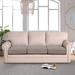 Rebrilliant Box Cushion Sofa Slipcover Polyester in Pink/Gray/Brown | 10 H x 29.5 W x 30.5 D in | Wayfair FA1FA740C5E94C41B601BFDDA5D68988