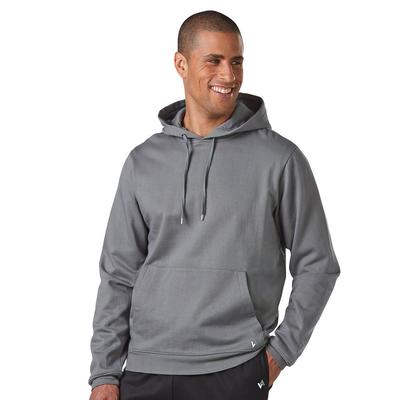 VEVO ACTIVE Men's Cotton Fleece Pullover Hoodie (Size XXXL) Charcoal Grey, Cotton,Polyester,Spandex