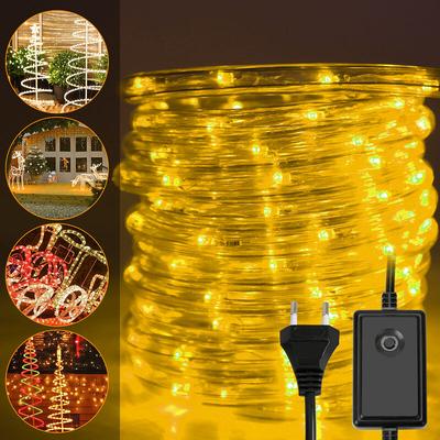 Led Lichterschlauch Lichterschläuche Lichterkette Außen/Innen Lichtleiste Lichtschlauch 10M Image
