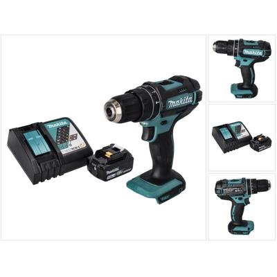 Dhp 482 RT1 Akku Schlagbohrschrauber 18 v 62 Nm + 1x Akku 5,0 Ah + Ladegerät - Makita Image