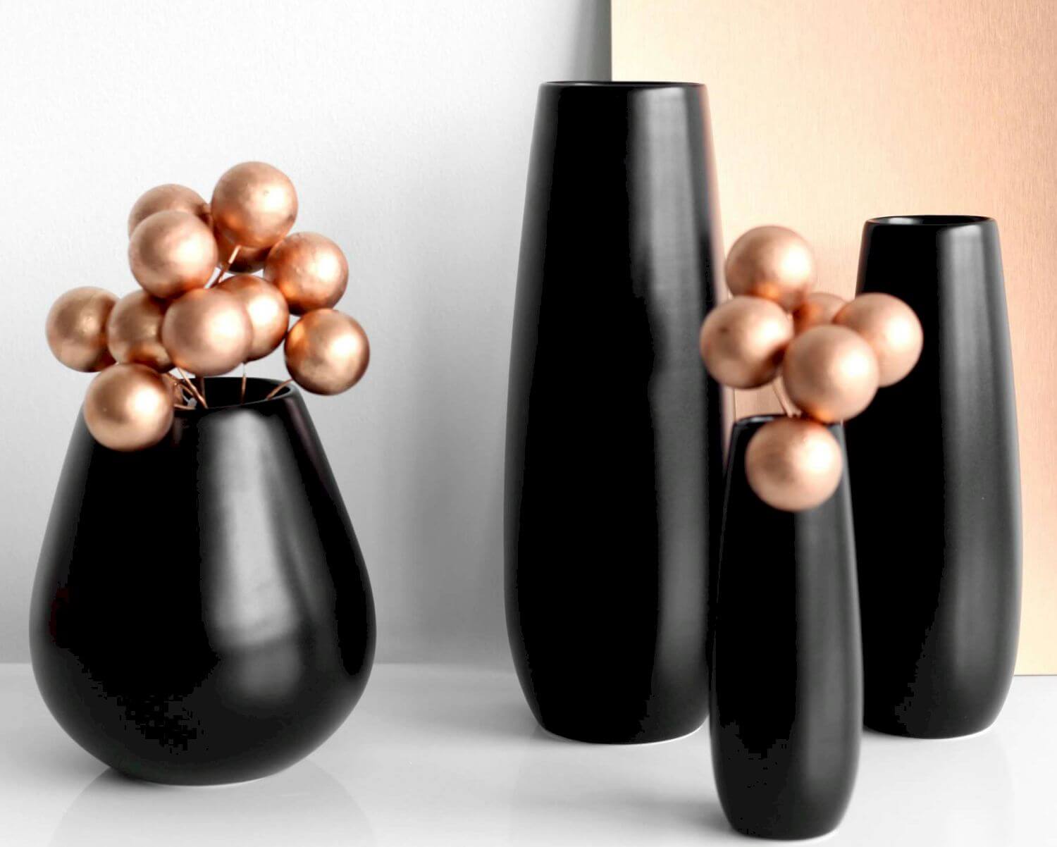 ASA Selection »Ease« Vase 45 cm / schwarz Image