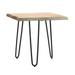 Stool 18"L x 14.75"W x 17.75"H Iron/Wood - 18"L x 14.75"W x 17.75"H