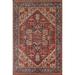 Traditional Heriz Serapi Oriental Area Rug Hand-knotted Wool Carpet - 9'0" x 11'8"