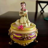 Disney Storage & Organization | Disney Parks Belle/Beauty And The Beast Trinket/Jewelry Box | Color: Yellow | Size: Os