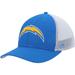 Men's '47 Powder Blue/White Los Angeles Chargers Trophy Trucker Flex Hat