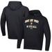 Men's Under Armour Black Army Knights Softball All Day Arch Fleece Pullover Hoodie