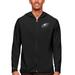 Men's Antigua Black Philadelphia Eagles Logo Legacy Full-Zip Hoodie