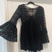 Free People Dresses | Free People Lace Mini Dress | Color: Black | Size: Xs