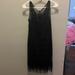 Jessica Simpson Dresses | Jessica Simpson Black Sparkle Fringe Dress | Color: Black/Silver | Size: 4