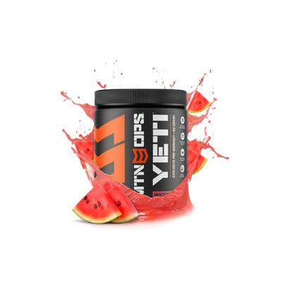 MTN OPS Yeti Monster Pre-workout Powder Energy Drink 30 Serving Tub Watermelon 1002-WA