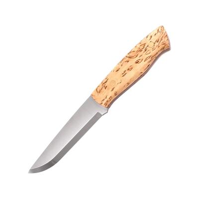Brisa Trapper 115 Birch Knife 4.5" Elmax steel blade Curly Birch handle 073-2037-1563