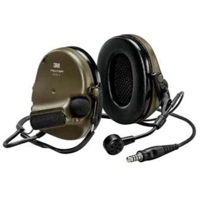 PELTOR 3M ComTac VI NIB Headset Single DL Backband 915 Mhz Green MT20H682BB-47N GNS