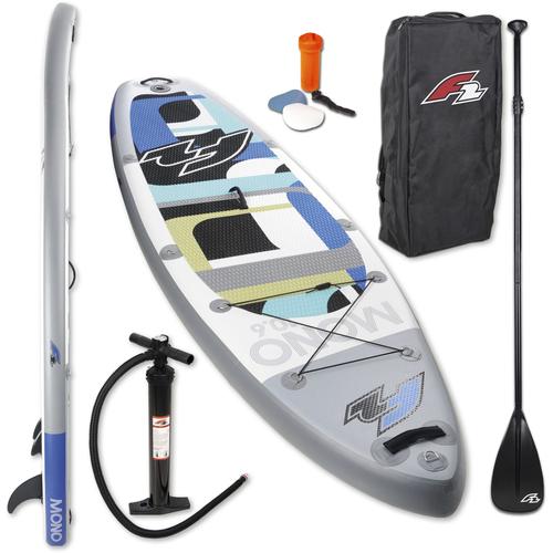 „Inflatable SUP-Board F2 „“F2 Mono““ Wassersportboards Gr. 10,5 320 cm, blau Stand Up Paddle“