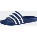 Badesandale ADIDAS ORIGINALS "ADILETTE" Gr. 48,5, blau (adiblue, white, adiblue) Schuhe Badelatschen Pantolette Schlappen Strandaccessoires Badeschuhe