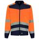 Tricorp 403021 Safety Warnschutz Bicolor Softshelljacke, 100% Polyester, 300g/m², Fluor Orange-Tinte, Größe L
