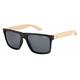 O'Neill Men's Polarized Sunglasses - Matte black/Bamboo/Solid smoke Lens - ONHARWOOD2.0-104P size 57-17-142 mm