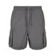 Stoffhose URBAN CLASSICS "Herren Short Cargo Shorts" Gr. 3XL, US-Größen, schwarz (darkshadow) Herren Hosen Stoffhosen