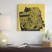 East Urban Home 'San Francisco' Graphic Art on Wrapped Canvas in Black/Yellow | 12 H x 12 W x 1.5 D in | Wayfair ESTN6613 40493927