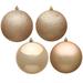 The Twillery Co.® Holiday Décor Ball Ornament Plastic in Brown | 2.4 H x 2.4 W x 2.4 D in | Wayfair 32055CE514824CF886571B7B57E19A96