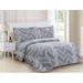 Latitude Run® Standard Cotton Reversible 6 Piece Duvet Cover Set Cotton Percale in Blue | Queen Duvet Cover + 4 Additional Pieces | Wayfair