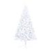 The Holiday Aisle® Artificial Half Pre-lit Christmas Tree w/ Ball Set Party Decoration, Steel in Green | 45.3 W x 12 D in | Wayfair