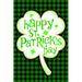 The Holiday Aisle® Happy St. Patrick"s Day 2884678 Canvas in White | 36 H x 24 W x 1.25 D in | Wayfair F4B2B9EA30064F69B51B734093D943C7