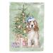 The Holiday Aisle® Deta 2-Sided Polyester 40 x 28 in. House Flag in Green/White | 40 H x 28 W in | Wayfair F57D1BCD80DA496AB23CD01EFAF605A9