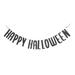 The Holiday Aisle® Black Halloween Happy Halloween Banner Metal | 5.75 H x 47.24 W x 0.2 D in | Wayfair 6E552A8C26C84B5BA1EFFB5E2106CCE8
