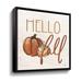 The Holiday Aisle® Hello Fall - Graphic Art on Canvas in Brown/Green/Orange | 10 H x 10 W x 2 D in | Wayfair 67041F4DBF8D481D917457D0DEED20AC