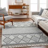 Rehn 8' x 10' Light Gray/Taupe/Neutral/Dark Gray/Smoke/White/Black/Light Slate Area Rug - Hauteloom