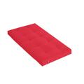 Matelas futon coton traditionnel, 13cm rouge 90x200