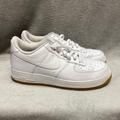 Nike Shoes | Nike Air Force 1 Low White Gum Sneakers Size 11 | Color: Cream/White | Size: 11