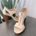 Michael Kors Shoes | Michael Kors Heels Barely Worn | Color: Brown/Cream | Size: 7