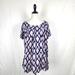 Anthropologie Tops | Anthropologie Holding Horses Ikat Blue Pink Mini Dress Tunic Top W Pockets Small | Color: Blue/Pink | Size: S