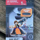 Disney Other | Disney Star Wars Han Solo Car Air Freshener W Stand Vanilla | Color: Tan | Size: Os