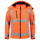 Tricorp 403003 Safety RWS - EN ISO 20471 Softshelljacke, 100% Polyester + PU Membran, 300g/m², Fluororange, Größe XS