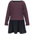 Petit Bateau - Langarmkleid Pull Gestreift In Rot, Gr.104