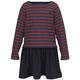 Petit Bateau - Langarmkleid Pull Gestreift In Rot, Gr.104