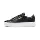 Sneaker PUMA "PUMA Vikky Stacked Sneakers Damen" Gr. 39, schwarz-weiß (black) Schuhe Skaterschuh Plateausneaker Sneaker low