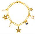 Kate Spade Jewelry | Kate Spade In The Sea Charms Bracelet 7” Extendable | Color: Gold | Size: 7”Plus