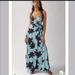 Anthropologie Dresses | Anthropologie Hutch Floral Wrap Maxi Dress. Nwot | Color: Blue/Green | Size: S