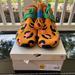 Adidas Shoes | Adidas Pharrell X Nmd Hu Human Race Animal Print Sneakers Gz4439 Men's Size 12 | Color: Green/Orange | Size: 12