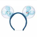 Disney Accessories | Mickey Mouse Disney Ears Snowman Balloon Light Up Headband Christmas/ Holidays | Color: Blue | Size: Osb