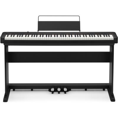 Digitalpiano CASIO "CDP-S160BK" Keyboards schwarz Keyboards Orgeln mit Stativ und Pedaleinheit