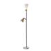 Adesso Dixon 70.5" Torchiere Floor Lamp, Metal in Black/White/Yellow | 70.5 H x 10 W x 14.5 D in | Wayfair 4335-01